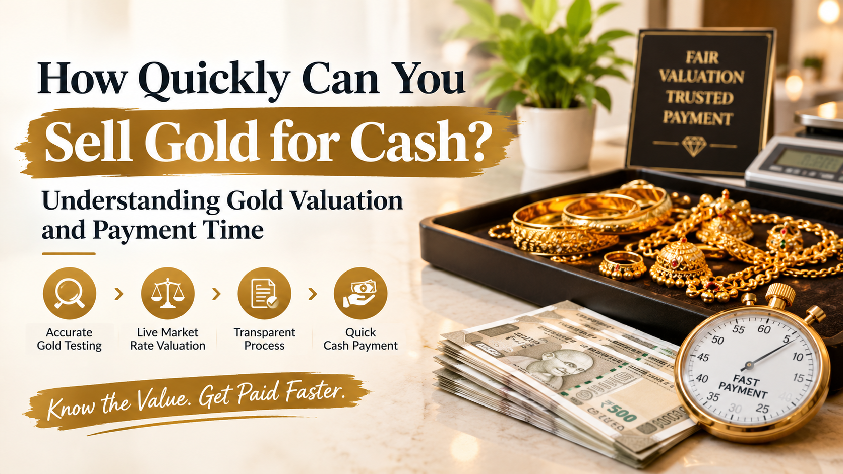 How Quickly Can You Sell Gold for Cash Understanding Gold Valuation and Payment Time